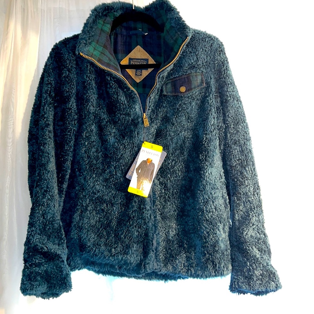 NWT Pendleton Navy blue full zip fleece